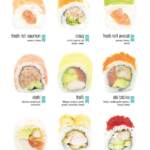 Menu Yoshi Sushi Casablanca December 2023 250422-261200